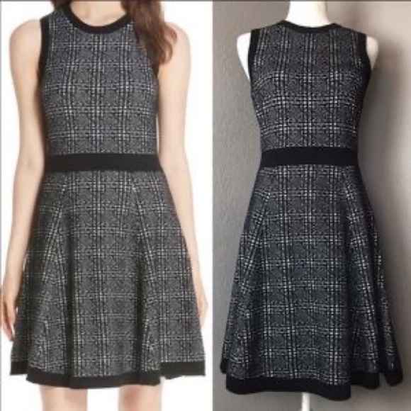 Kate Spade mod plaid Sleeveless sweater dress Knee Length Size M - Picture 14 of 14